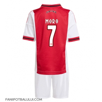 Ajax Raul Moro #7 Echipament de Fotbal Replică 2025-26 Copii Acasa (+ Șorturi)